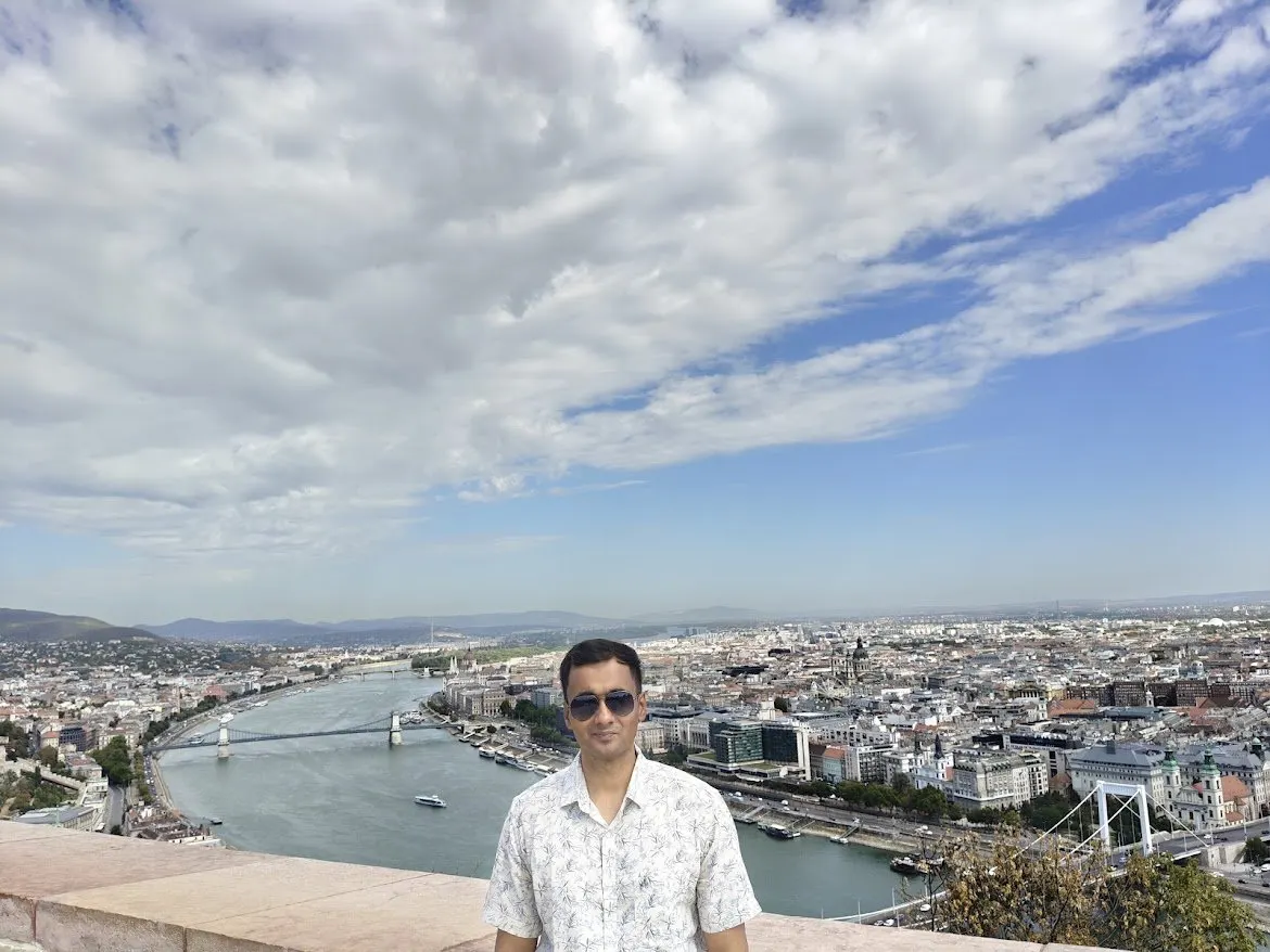 Budapest city view from the Citadella!