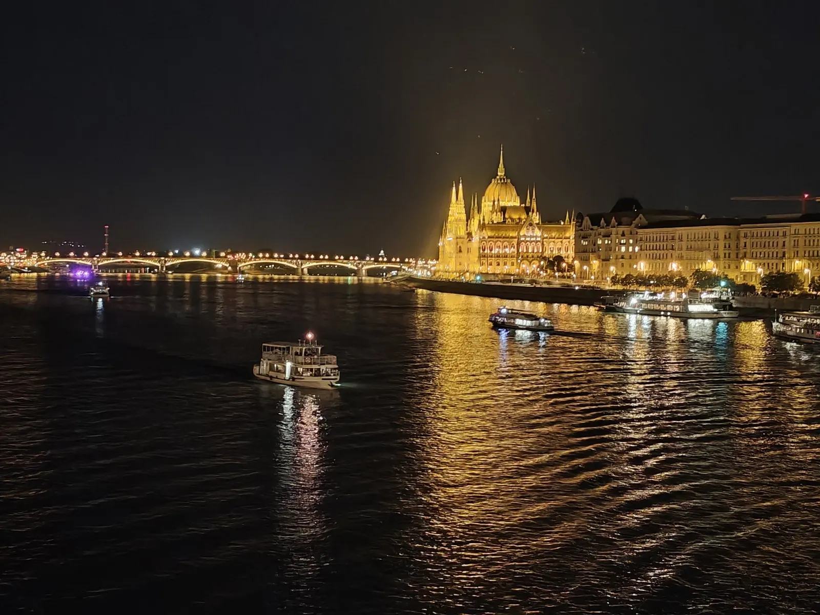 The Hungarian Parliament viewed from the Buda side