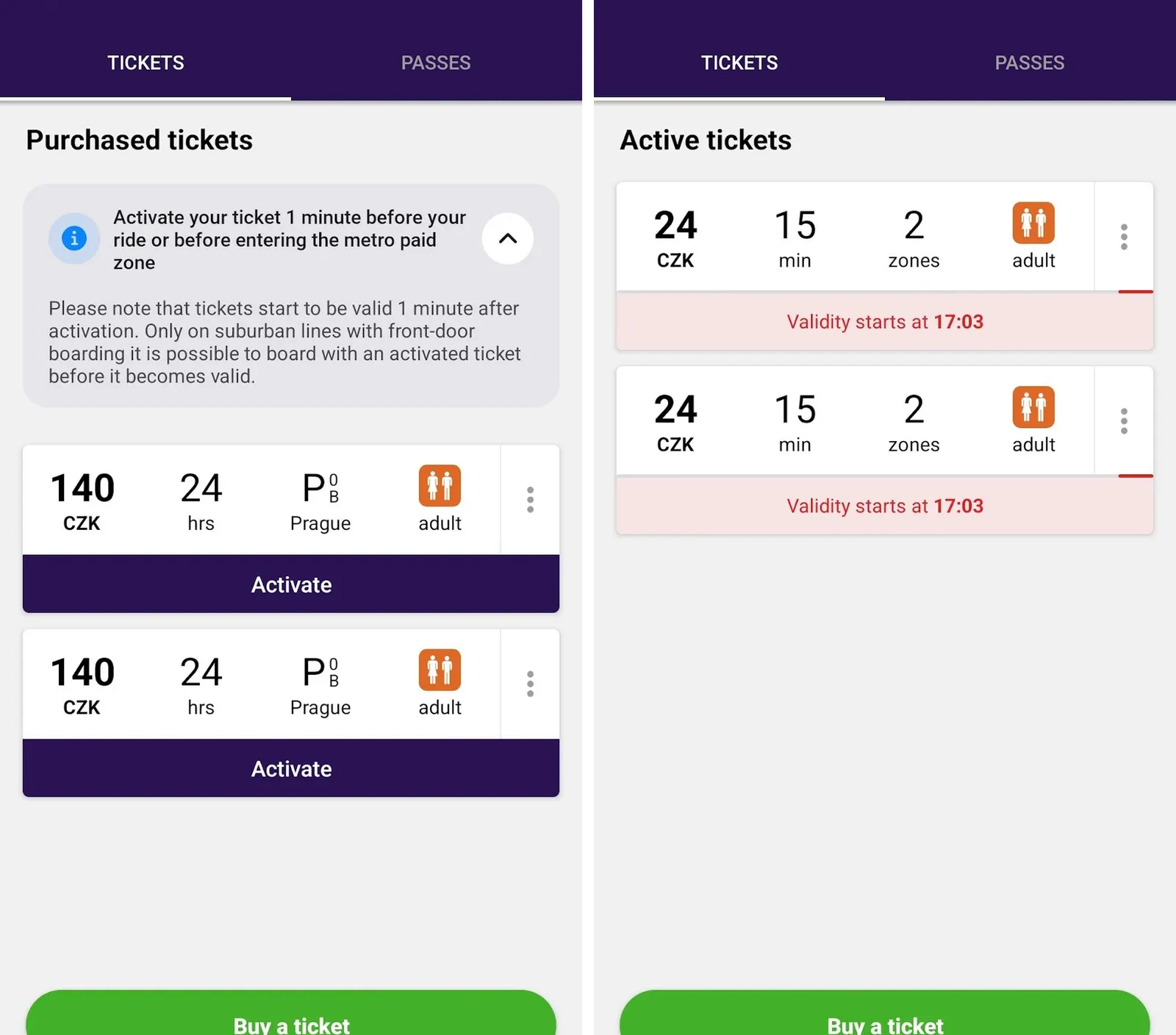 The PID app to purchase and manage tickets in Prague!