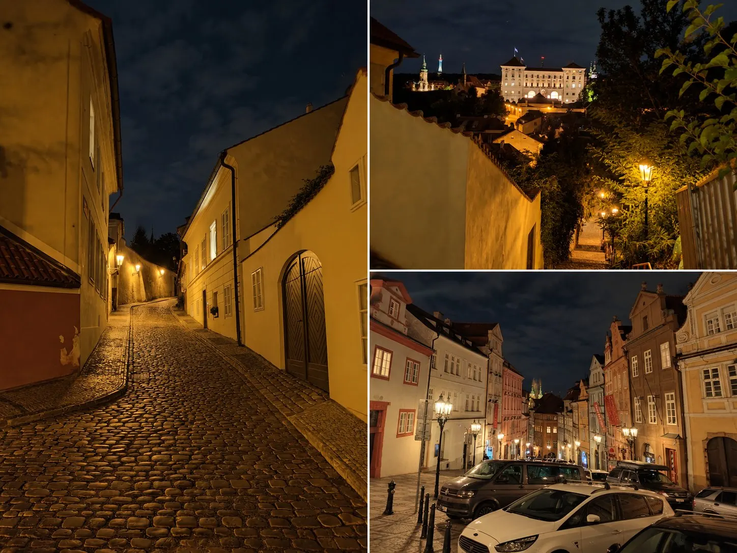 The Prague Castle Area at night!